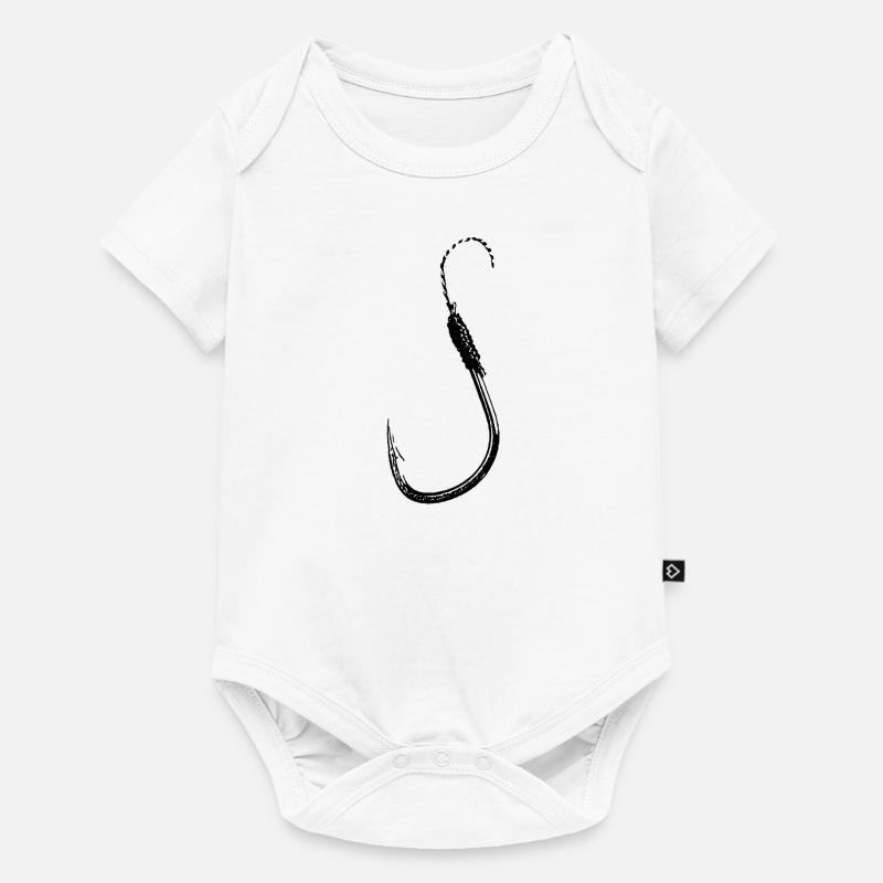 fishhook - Baby Premium short-sleeve bodysuit - white