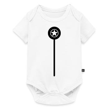Wand - Baby Premium short-sleeve bodysuit - white - Front