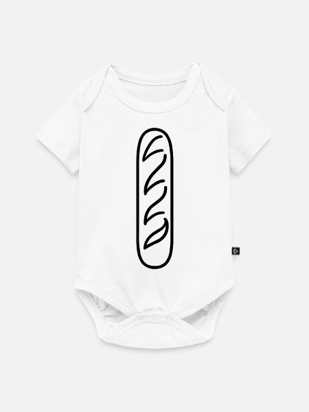 Zauberstab - Baby Premium Kurzarmbody - Weiß