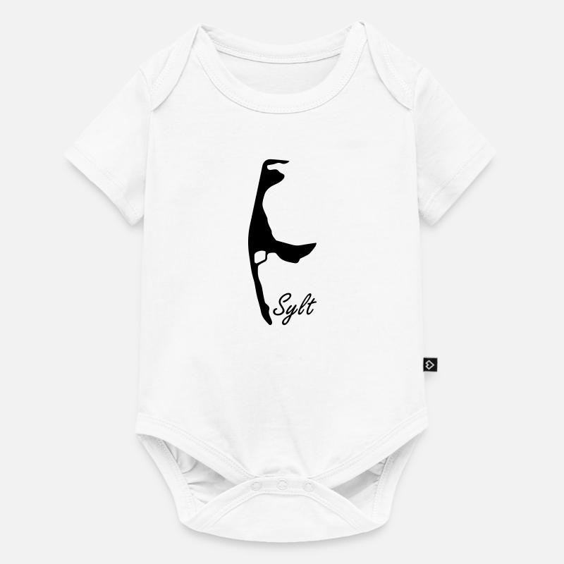 Sylt - Baby Premium Kurzarmbody - Weiß