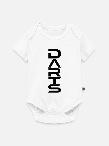 DARTHEROS - DARTS Backprint - Baby Premium Kurzarmbody - Weiß