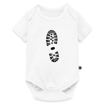 Footprint (super cheap) - Baby Premium short-sleeve bodysuit - white - Front