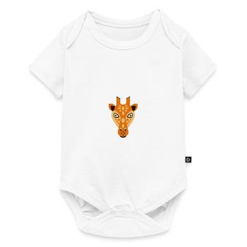 Wildtiere - Baby Premium Kurzarmbody - Weiß - Vorne