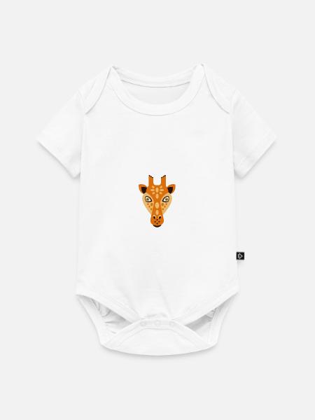 Wildtiere - Baby Premium Kurzarmbody - Weiß