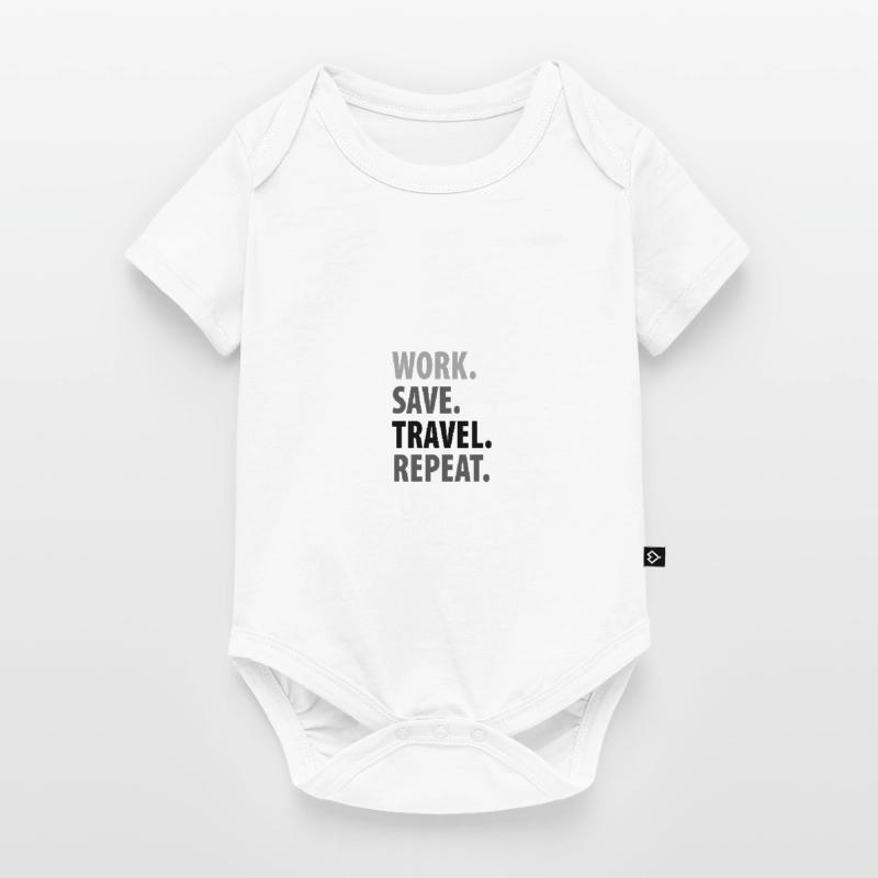 work save travel repeat Baby Premium short-sleeve bodysuit