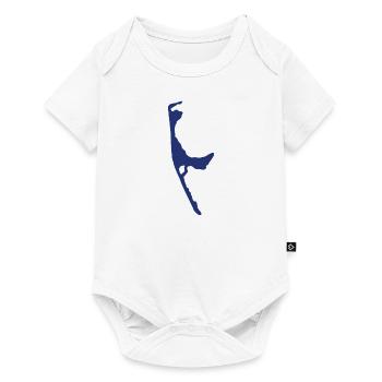 sylt blau - Baby Premium Kurzarmbody - Weiß - Vorne