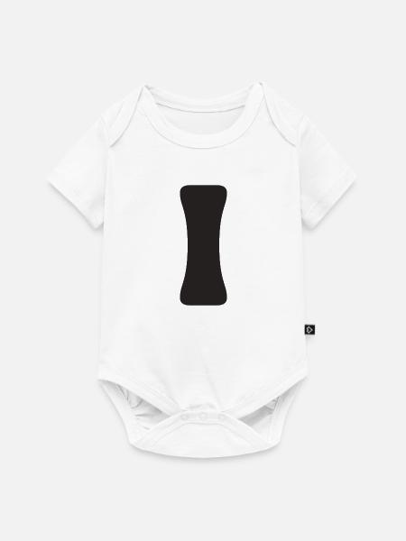 I - Baby Premium Kurzarmbody - Weiß
