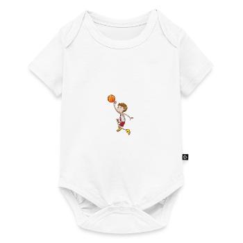 Ballsport - Baby Premium Kurzarmbody - Weiß - Vorne