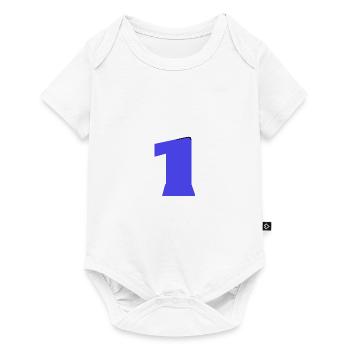 1. 1 YEAR. 1st ANNIVERSARY. 1 YEAR BIRTHDAY - Baby Premium short-sleeve bodysuit - white - Front