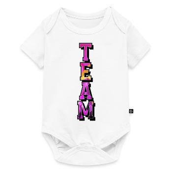 Team - Baby Premium Kurzarmbody - Weiß - Vorne