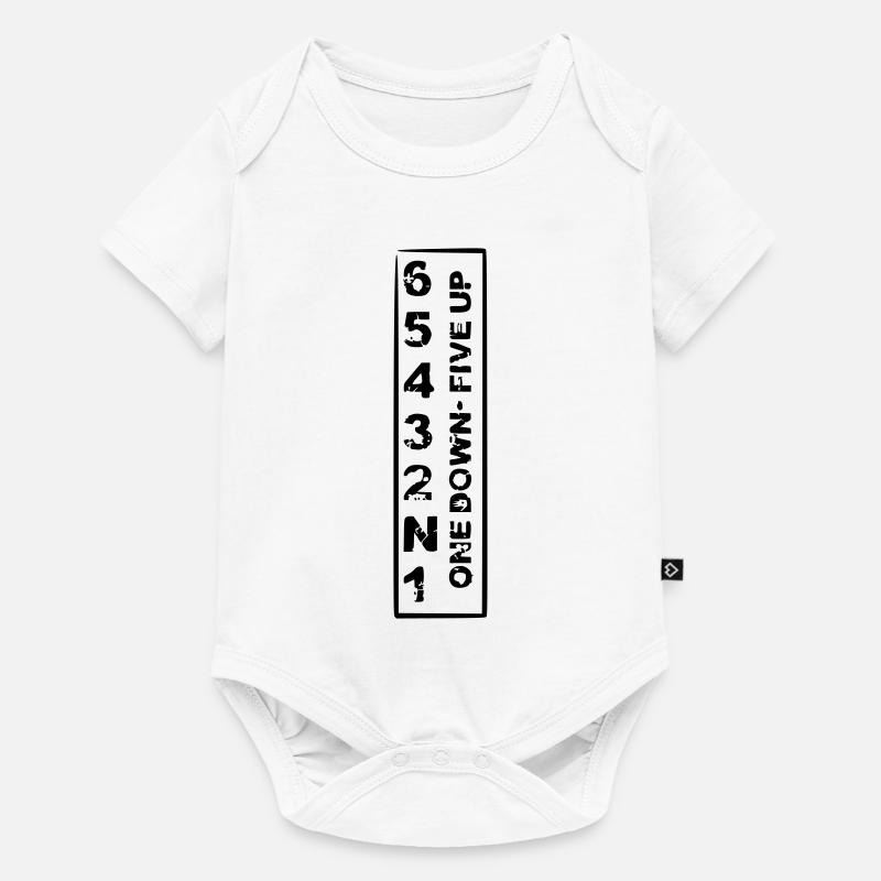 one down five up - Baby Premium Kurzarmbody - Weiß