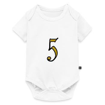 5. 5 YEARS. 5th ANNIVERSARY. 5 YEAR ANNIVERSARY - Baby Premium short-sleeve bodysuit - white - Front