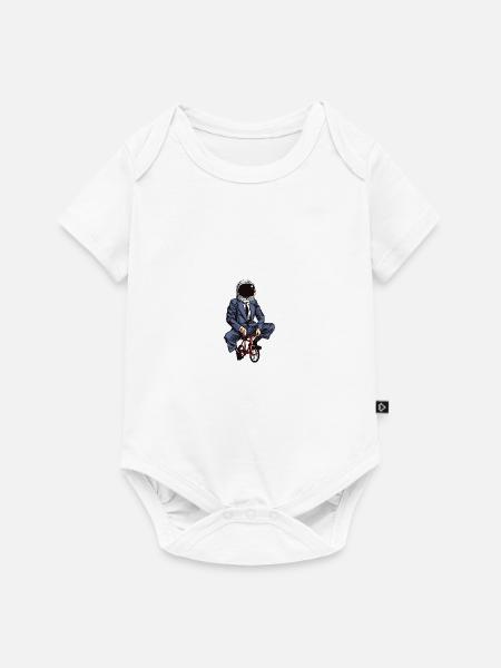 Fahrrad - Baby Premium Kurzarmbody - Weiß