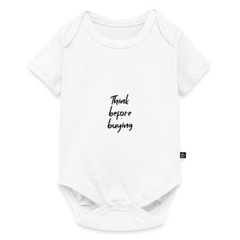 Minimalismus - Baby Premium Kurzarmbody - Weiß - Vorne
