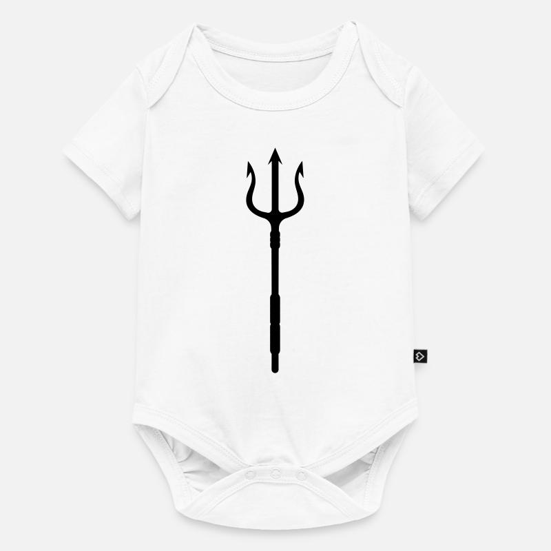 le trident - Body à manches courtes Premium Bébé - blanc