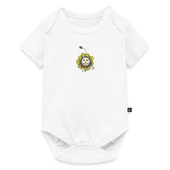 Löwe - Baby Premium Kurzarmbody - Weiß - Vorne