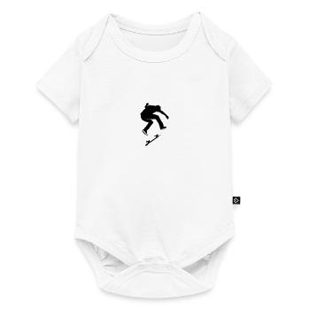 skateboard - Baby Premium Kurzarmbody - Weiß - Vorne