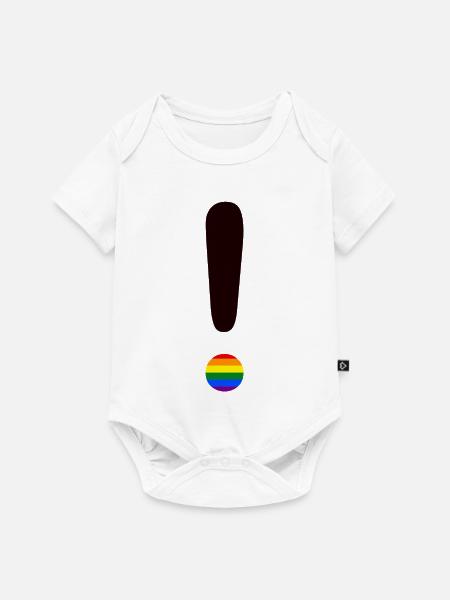 laut und stolz - Baby Premium Kurzarmbody - Weiß