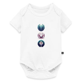Zeichen Fabelwesen - Baby Premium Kurzarmbody - Weiß - Vorne