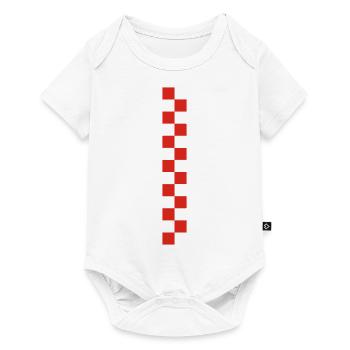 croatia sahovnica SAMO http://WWW.CROATIAN-TEAM.de - Baby Premium Kurzarmbody - Weiß - Vorne