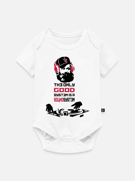 marx - Body à manches courtes Premium Bébé - blanc