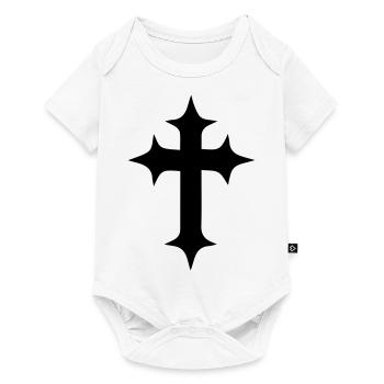 cross - Baby Premium short-sleeve bodysuit - white - Front