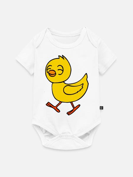 kuecken - Baby Premium Kurzarmbody - Weiß
