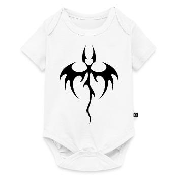 tribal dragon - Baby Premium short-sleeve bodysuit - white - Front