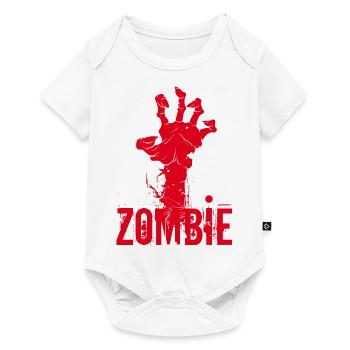 Zombie Hand - Baby Premium Kurzarmbody - Weiß - Vorne
