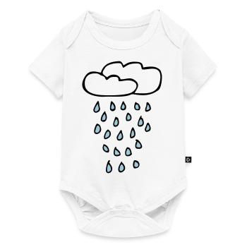 Cloud of rain - Baby Premium short-sleeve bodysuit - white - Front