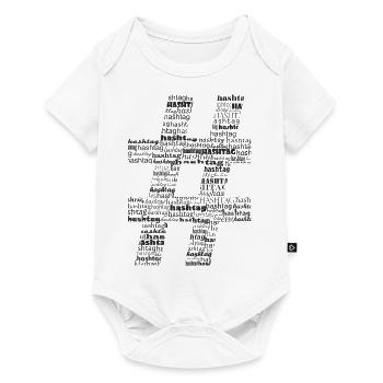 hashtag - Body à manches courtes Premium Bébé - blanc - Devant