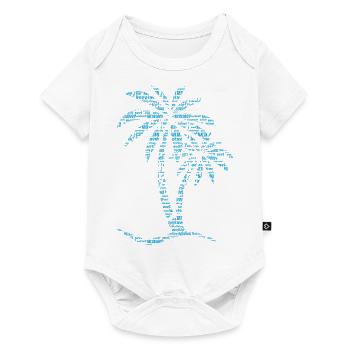 Palm OCEAN - Baby Premium short-sleeve bodysuit - white - Front