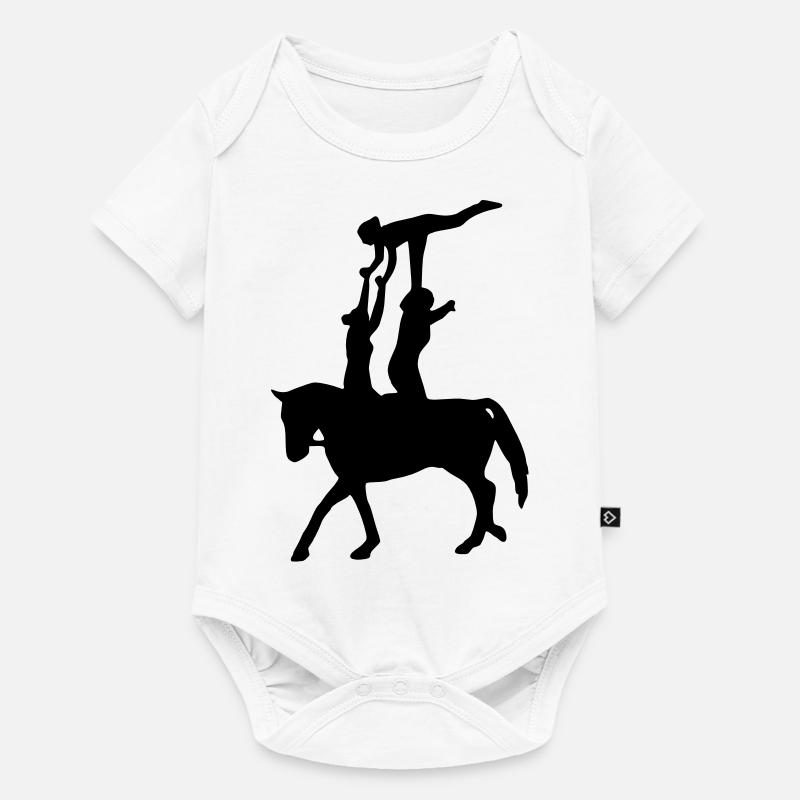 Voltige - Body à manches courtes Premium Bébé - blanc