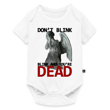 Don't blink - Baby Premium short-sleeve bodysuit - white - Front