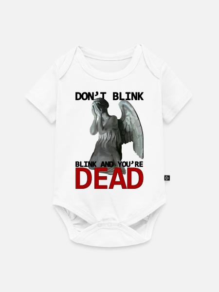 Don't blink - Baby Premium Kurzarmbody - Weiß