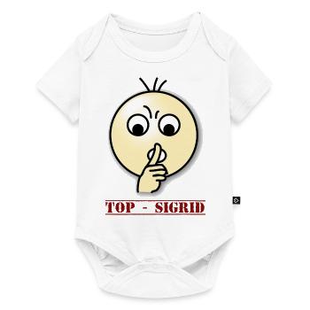 TOP Sigrid - Baby Premium Kurzarmbody - Weiß - Vorne