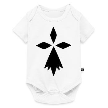 Hermelin - Baby Premium Kurzarmbody - Weiß - Vorne