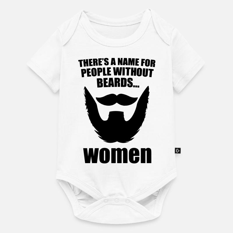 beard - Baby Premium Kurzarmbody - Weiß