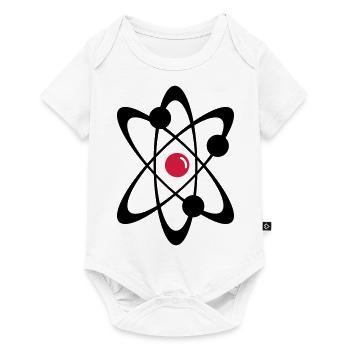 Atom Nuklear Radioaktiv nuclear science 2c - Baby Premium Kurzarmbody - Weiß - Vorne
