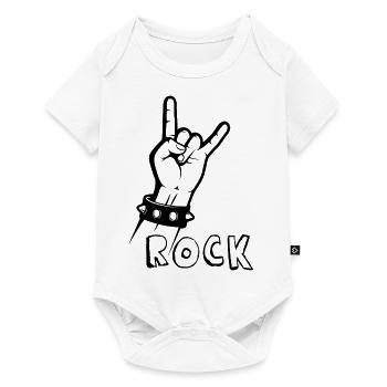 ROCK A LA MAIN - Body à manches courtes Premium Bébé - blanc - Devant