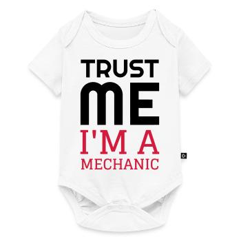 Mechanic Mechanik Mécanique Mécanicien Garage - Baby Premium short-sleeve bodysuit - white - Front