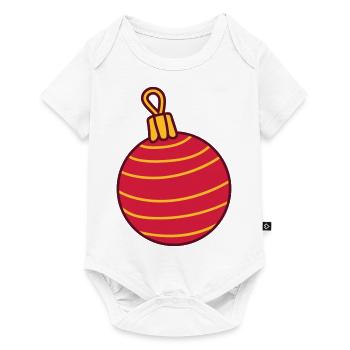 Beautiful bauble design - Baby Premium short-sleeve bodysuit - white - Front