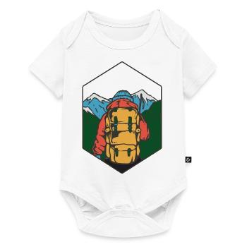 rock climbing - Baby Premium short-sleeve bodysuit - white - Front