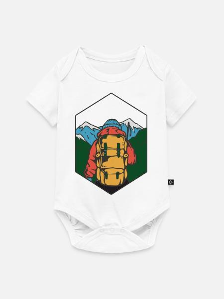 rock climbing - Baby Premium Kurzarmbody - Weiß