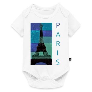 paris - Body à manches courtes Premium Bébé - blanc - Devant