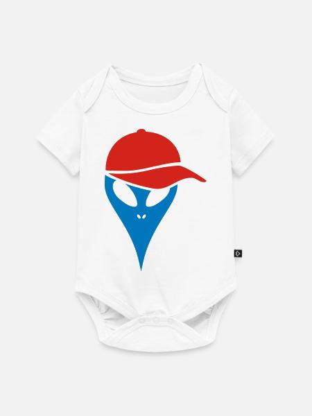 Sport - Baby Premium Kurzarmbody - Weiß