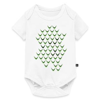 Snake skin - Baby Premium short-sleeve bodysuit - white - Front