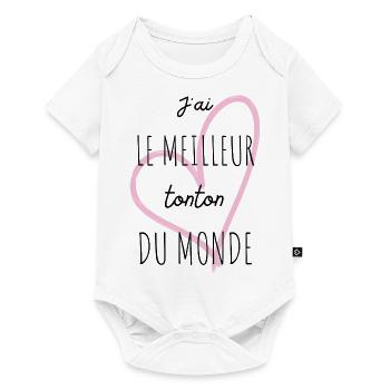 J'ai le meilleur tonton du monde - Body à manches courtes Premium Bébé - blanc - Devant