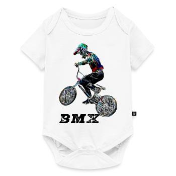 bmx - Baby Premium short-sleeve bodysuit - white - Front