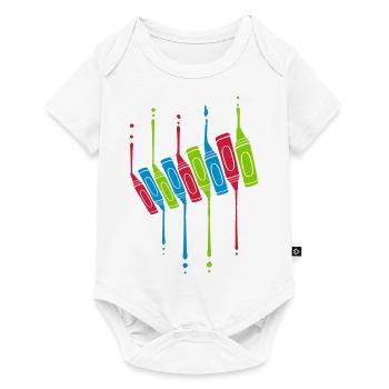 Crayons Drops Cool Design - Baby Premium short-sleeve bodysuit - white - Front
